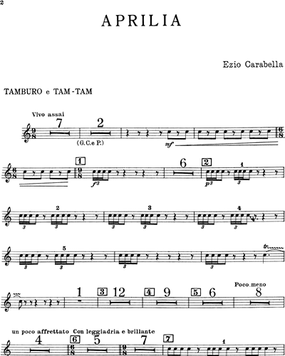 Snare Drum/Tam-Tam