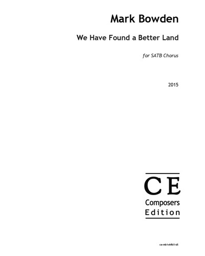 We Have Found a Better Land