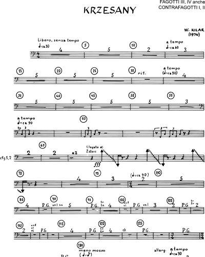 Bassoon 3 & Bassoon 4/Contrabassoon 1/Contrabassoon 2